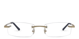 Cartier Santos de Cartier Unisex Eyeglasses in Gold – Product Photo 1