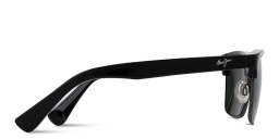 Maui Jim Kawika Unisex Rectangle Sunglasses in Black – Product Photo 3