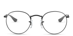 Round Metal Optics Eyeglasses من راي بان بلون أسود - صورة المنتج 1