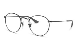 Ray-Ban Round Metal Unisex Eyeglasses in Black – Product Photo 2