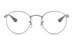 Round Metal Optics Eyeglasses من راي بان بلون روثينيوم - صورة المنتج 1