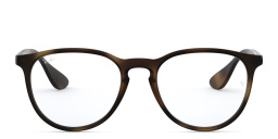 Ray-Ban Erika Round Eyeglasses in Havana – Product Photo 1
