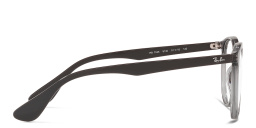 نظارة طبية إريكا بإطار دائري من راي بان بلون رمادي شفاف - صورة المنتج 3