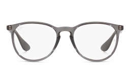 Ray-Ban Erika Round Eyeglasses in Transparent Grey – Product Photo 1