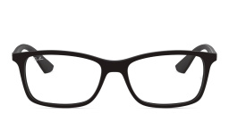 Ray-Ban Optics Unisex Rectangle Eyeglasses in Black – Product Photo 1