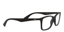 Ray-Ban Optics Unisex Rectangle Eyeglasses in Black – Product Photo 4
