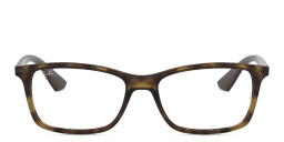 Ray-Ban Optics Unisex Rectangle Eyeglasses in Havana – Product Photo 1