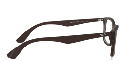 Ray-Ban Optics Unisex Rectangle Eyeglasses in Havana – Product Photo 3