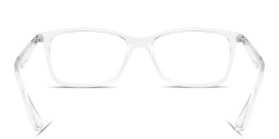 Shop Ray-Ban Optics Unisex Square Eyeglasses in Transparent online.