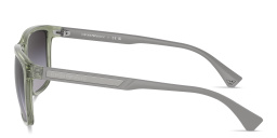 Emporio Armani Logo Square Sunglasses in Green – Product Photo 3