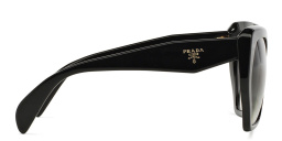 PRADA Irregular Sunglasses in Black – Product Photo 3