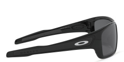 نظارة شمسية مستقطبة توربين بإطار مستطيل من اوكلي بلون أسود لامع - صورة المنتج 3