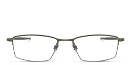 Oakley Lizard™ Half-Rim Rectangle Eyeglasses in Pewter – Product Photo 1