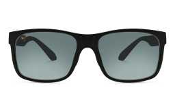 Maui Jim Red Sands Rectangle Sunglasses in Black – Product Photo 1
