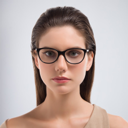 BURBERRY Square Eyeglasses in Black – Product Photo 5