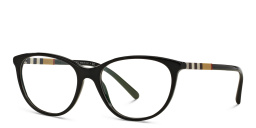 نظارات طبية مربّعة من بربري بلون أسود - صورة المنتج 2