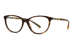 BURBERRY Square Eyeglasses in Dark Havana – Product Photo 2