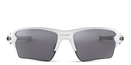Oakley Flak 2.0 XL Half-Rim Rectangle Sunglasses in Polished White – Product Photo 1