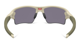 Shop Oakley Half-Rim Rectangle Sunglasses in Matte Sand online.