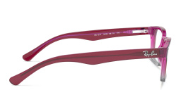 Ray-Ban Junior Kids Wide Rectangle Eyeglasses in Pink – Product Photo 3