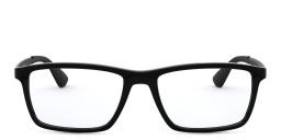 Ray-Ban Unisex Rectangle Eyeglasses in Black – Product Photo 1