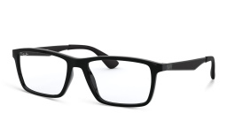 Ray-Ban Unisex Rectangle Eyeglasses in Black – Product Photo 2