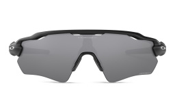 Oakley Radar EV Path Half-Rim Mask Sunglasses in Matte Black – Product Photo 1