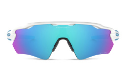 Oakley Radar EV Path Half-Rim Mask Sunglasses in Polished White – Product Photo 1