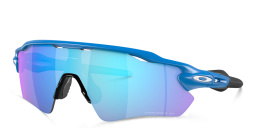 Shop Oakley Half-Rim Mask Sunglasses in Matte Sapphire online.
