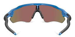 Shop Oakley Half-Rim Mask Sunglasses in Matte Sapphire online.