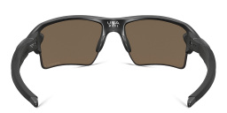 Shop Oakley Flak 2.0 XL Half-Rim Rectangle Sunglasses in Matte Black online.