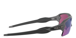 تسوق نظارات شمسية فلاك 2.0 إكس أل مستطيلة بإطار نصفي اوكلي بلون معدن أونلاين.