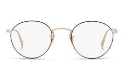OLIVER PEOPLES Panthos Eyeglasses in Soft Gold-Amber DTBK Foil – Product Photo 1