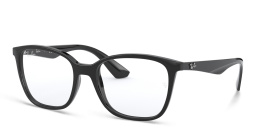 Ray-Ban Unisex Square Eyeglasses in Black – Product Photo 2