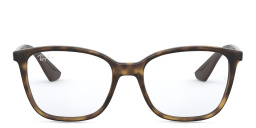 Ray-Ban Unisex Square Eyeglasses in Havana – Product Photo 1