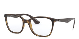 Ray-Ban Unisex Square Eyeglasses in Havana – Product Photo 2