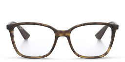 Ray-Ban Unisex Square Eyeglasses in Havana – Product Photo 1