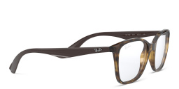 Ray-Ban Unisex Square Eyeglasses in Havana – Product Photo 4