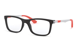 Ray-Ban Junior Kids Square Eyeglasses in Black – Product Photo 2