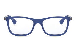 Ray-Ban Junior Kids Square Eyeglasses in Blue – Product Photo 1