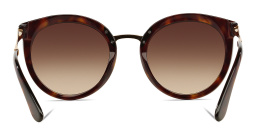 Dolce & Gabbana Round Sunglasses in Havana – Product Photo 4