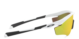 Shop Oakley M2 Frame XL Wide Half-Rim Irregular Sunglasses in White online.
