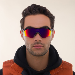 Shop Oakley M2 Frame XL Wide Rimless Irregular Sunglasses in Black online.