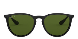 Ray-Ban Erika Classic Round Sunglasses in Black – Product Photo 1