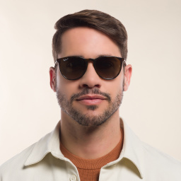 Ray-Ban Erika Classic Panthos Sunglasses in Tortoise – Product Photo 7