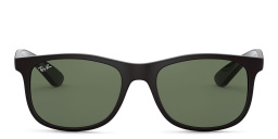 Ray-Ban Junior Kids Square Sunglasses in Black – Product Photo 1