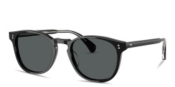 OLIVER PEOPLES Finley Esq. Sun Unisex Round Sunglasses in Black – Product Photo 2