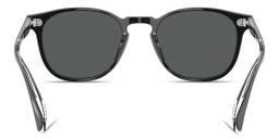 OLIVER PEOPLES Finley Esq. Sun Unisex Round Sunglasses in Black – Product Photo 4