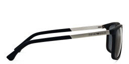 Emporio Armani Rectangle Sunglasses in Blue – Product Photo 3