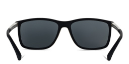 Emporio Armani Rectangle Sunglasses in Blue – Product Photo 4